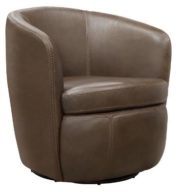 Parker Living Barolo SBAR912SVGBR Leather Swivel Club Chair Esprit